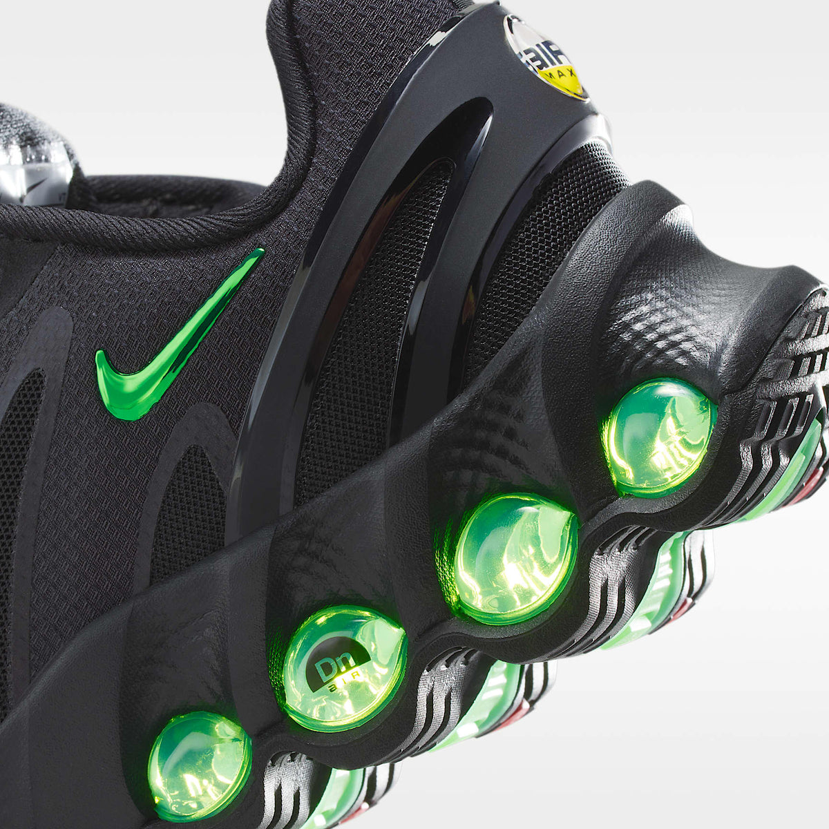 Nike Air Max Dn8 – Negro/Gris humo oscuro/Negro/Verde strike – vista 8