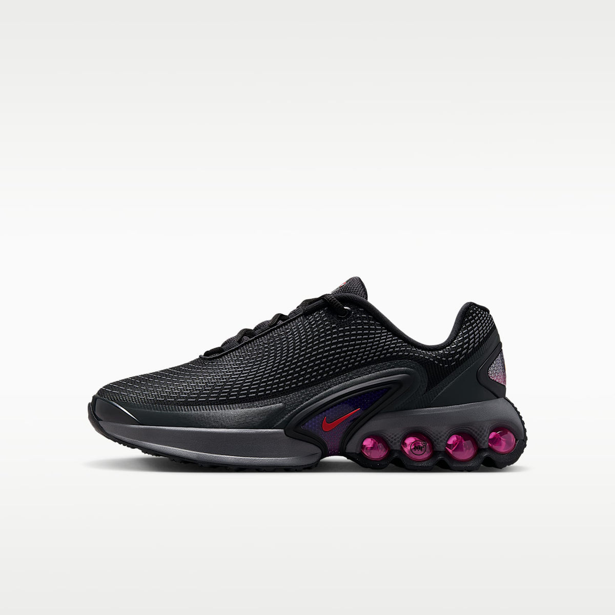 Nike Air Max Dn – Negro/Gris humo oscuro/Antracita/Carmesí claro – vista 1