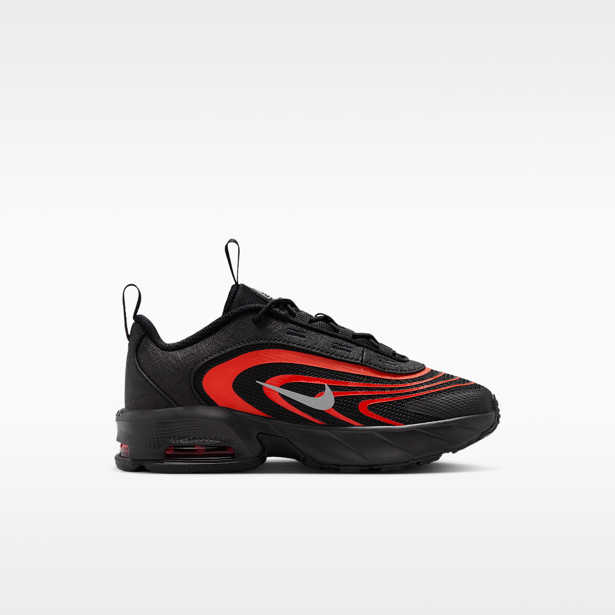 Nike Air Max Fire – Negro/Rojo picante/Gris humo – vista 3