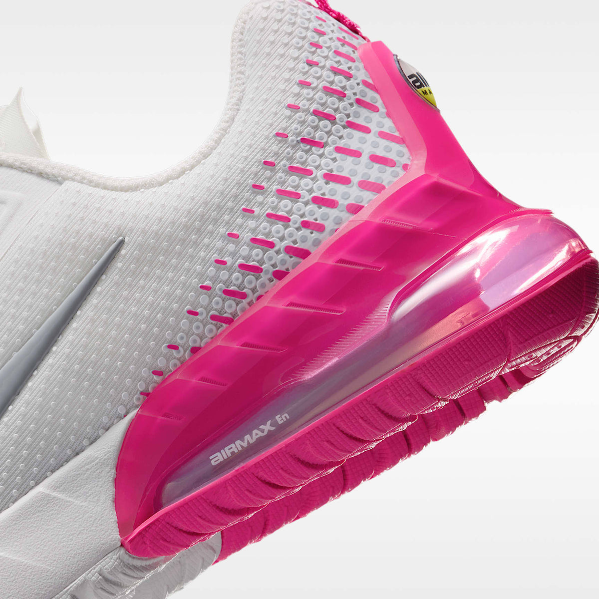 Nike Air Max Phoenix – Blanco cumbre/Fucsia láser/Gris vasto/Gris lobo – vista 8