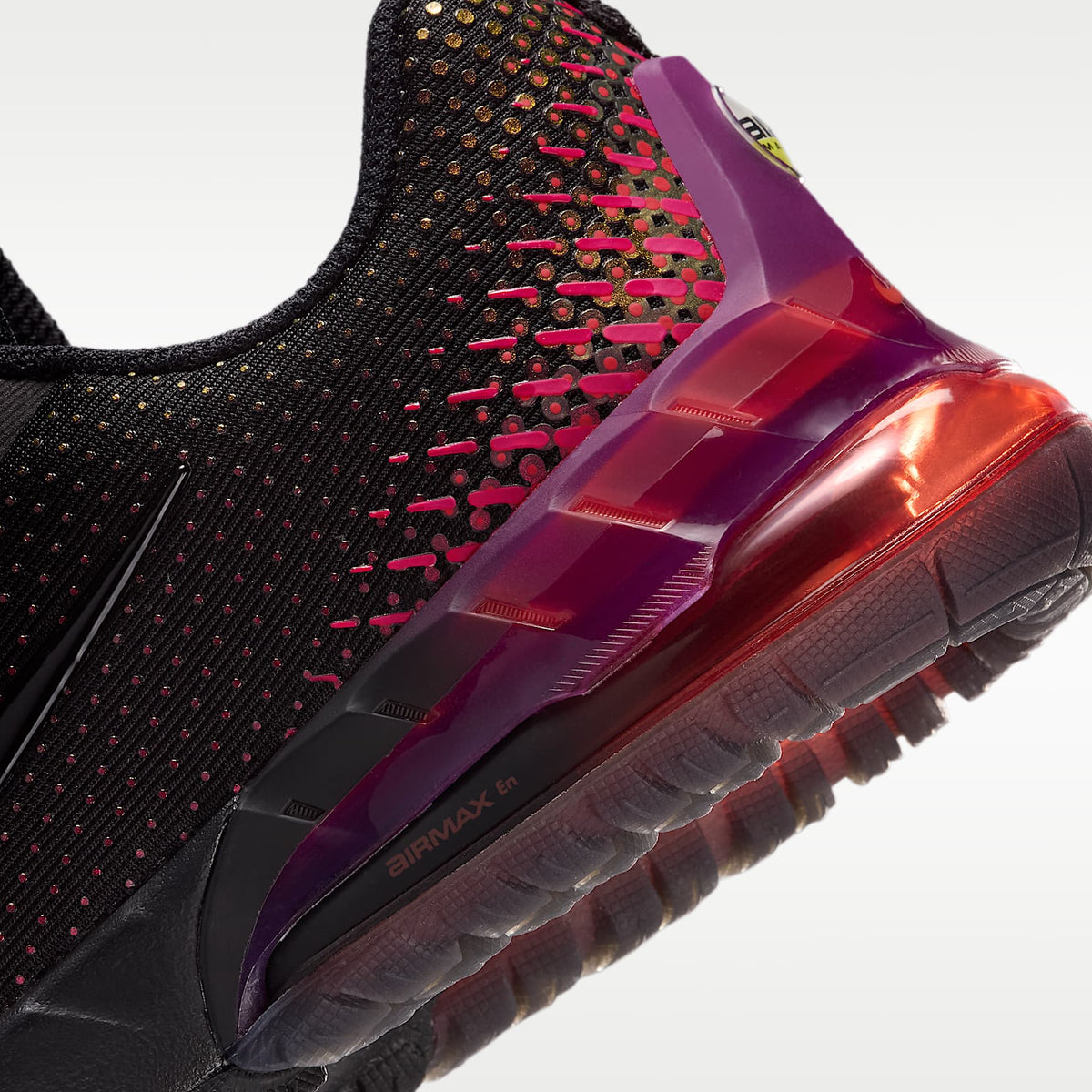 Nike Air Max Phoenix – Negro/Morado vivo/Rojo reto/Negro – vista 8
