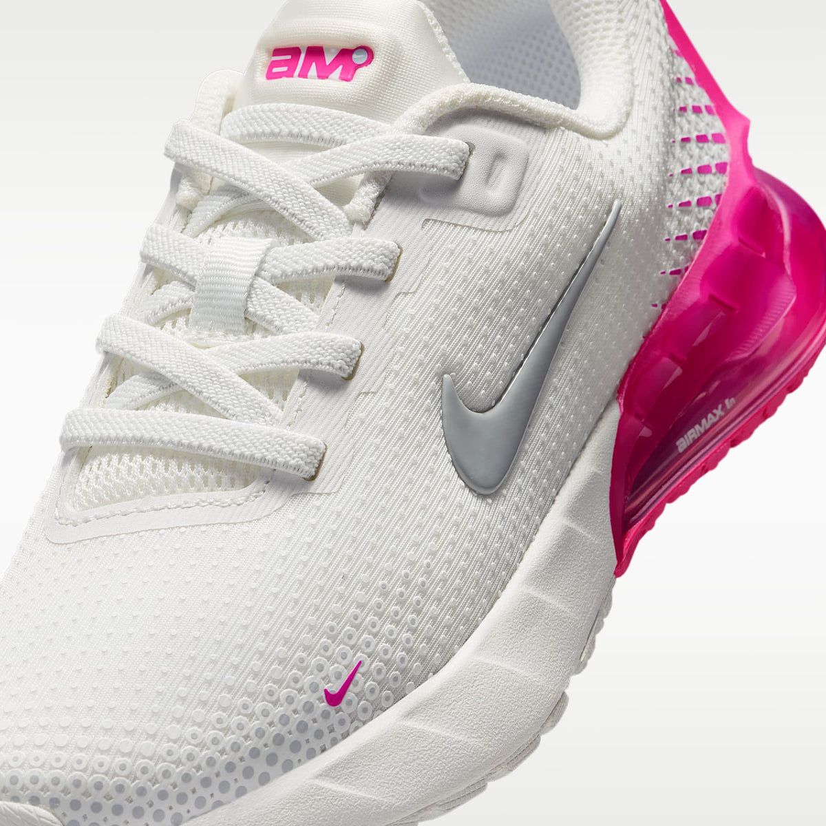 Nike Air Max Phoenix – Blanco cumbre/Fucsia láser/Gris vasto/Gris lobo – vista 7