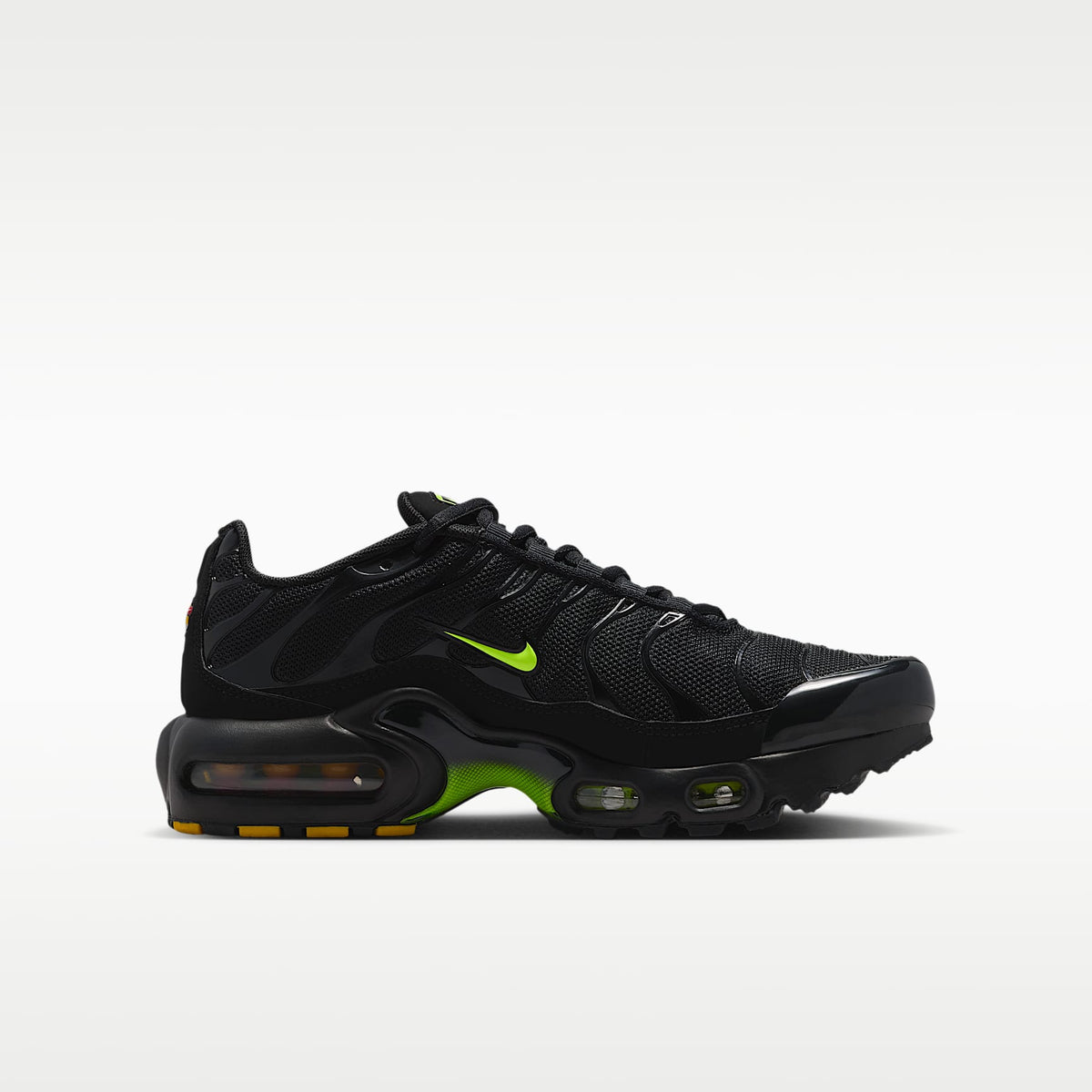 Nike Air Max Plus – Negro/Negro/Hielo volt – vista 3