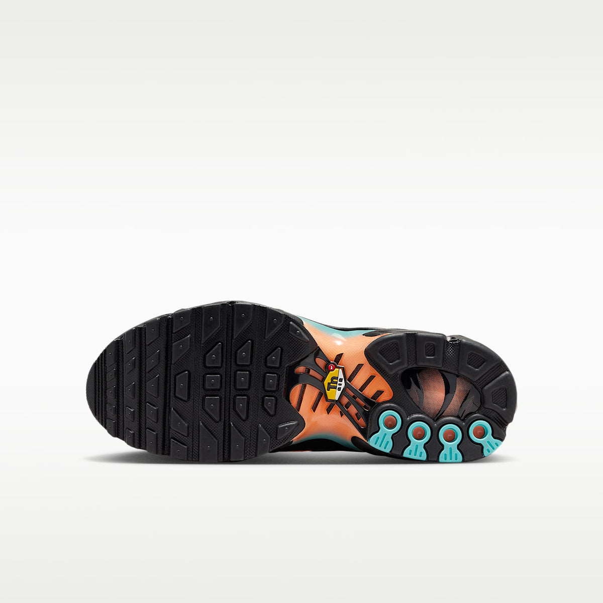 Nike Air Max Plus – Negro/Verde aurora/Naranja pulso/Negro – vista 2