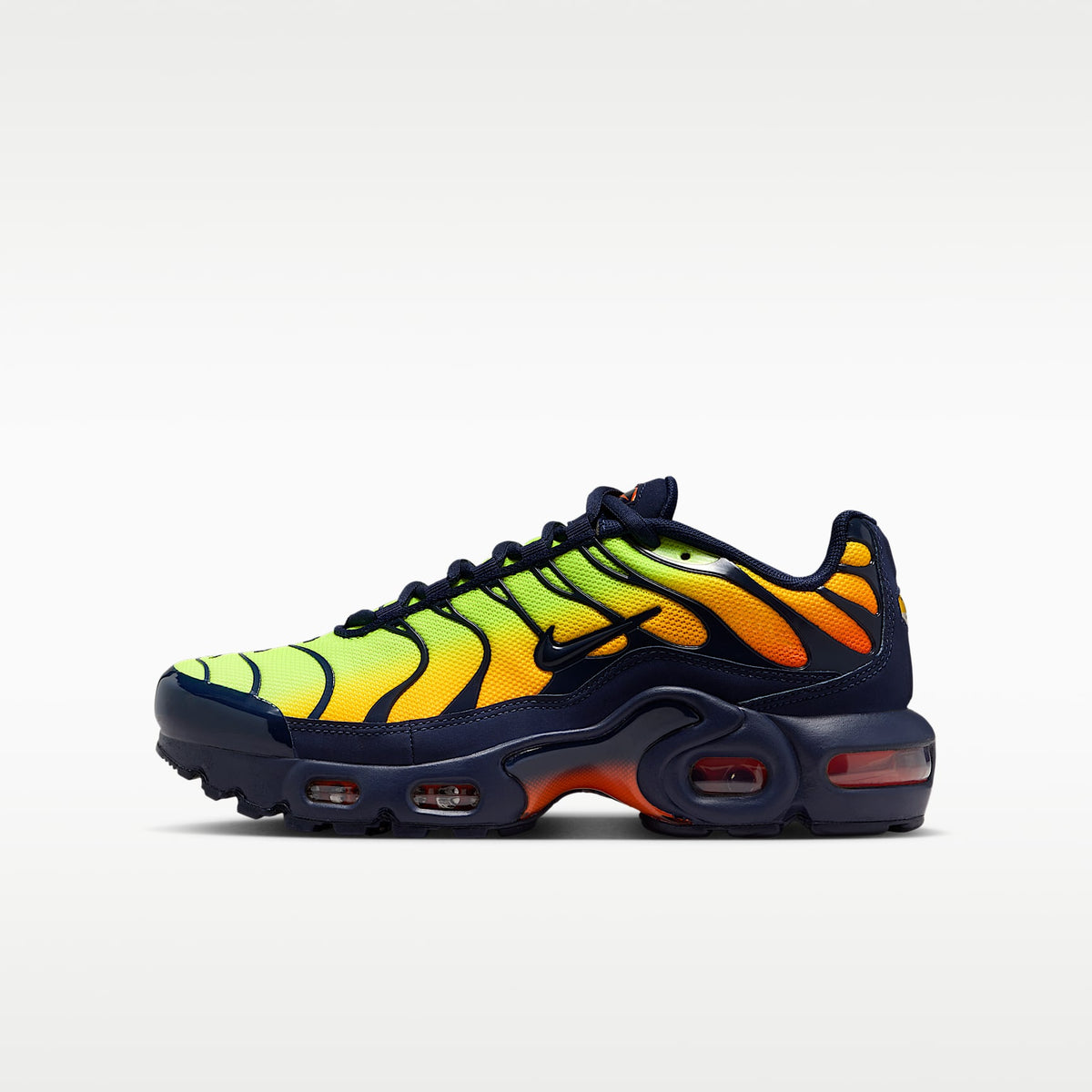 Nike Air Max Plus – Veneno limón/Hipercarmesí/Naranja láser/Azul oscuro – vista 1