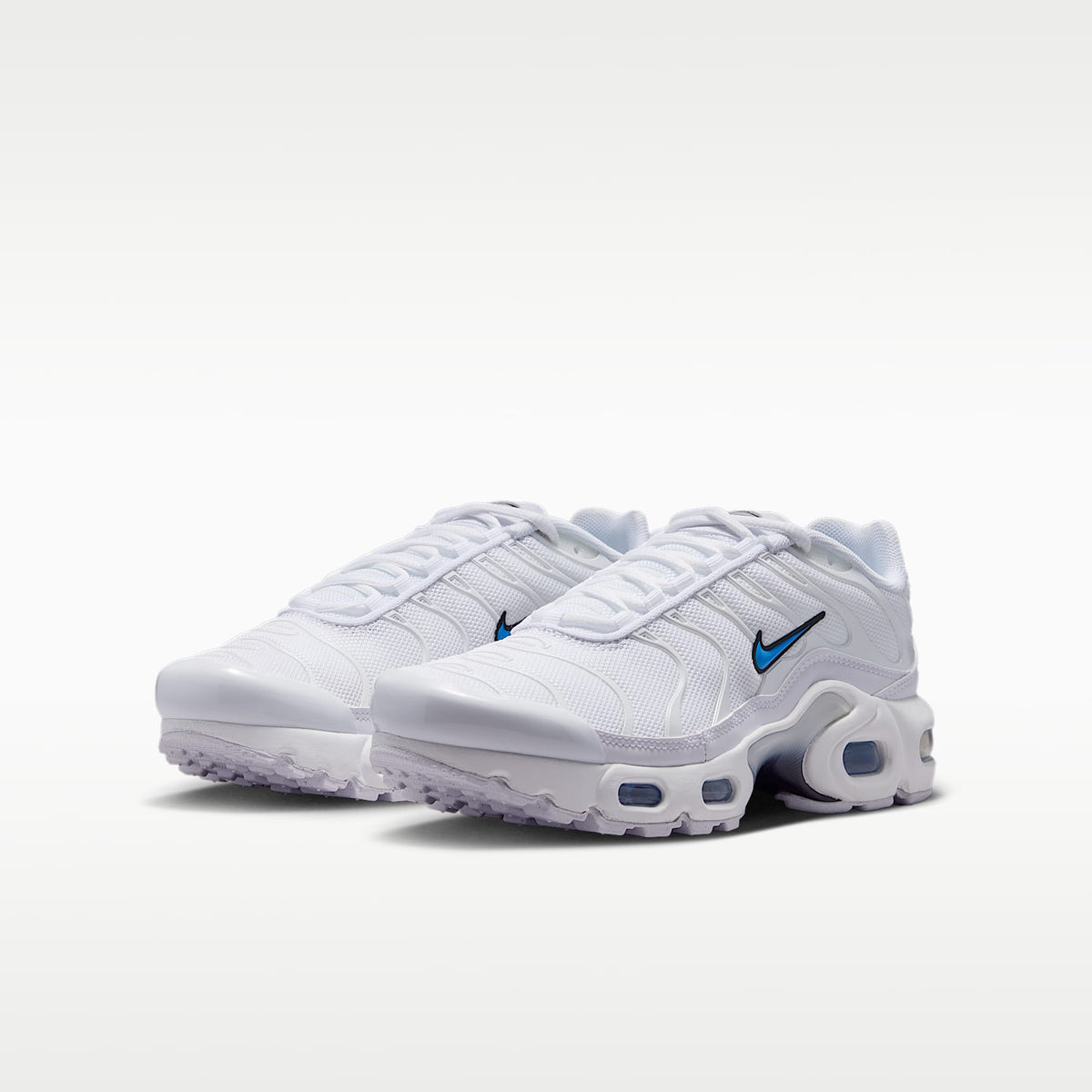 Nike Air Max Plus – Blanco/Negro/Azul cristal – vista 5