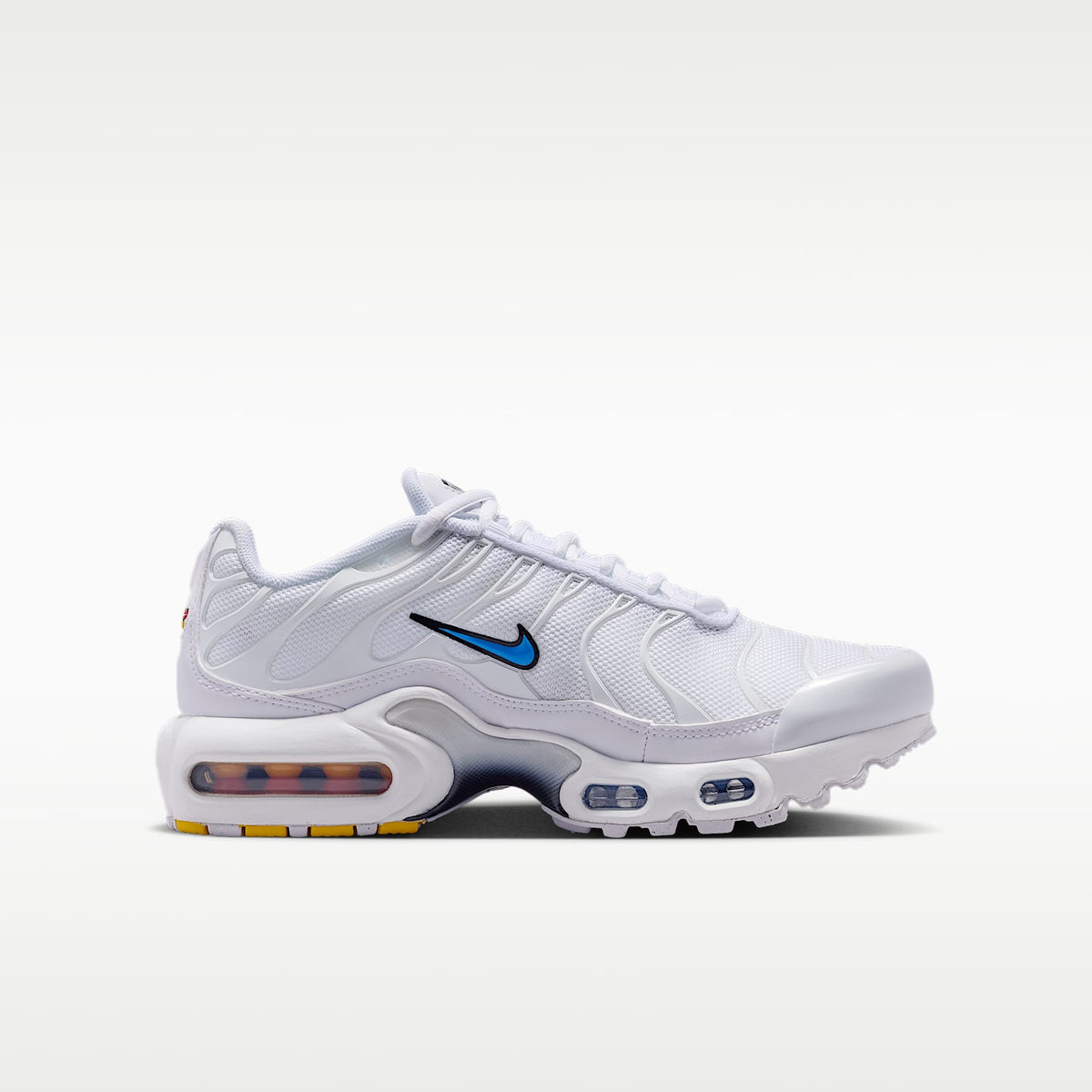 Nike Air Max Plus – Blanco/Negro/Azul cristal – vista 3