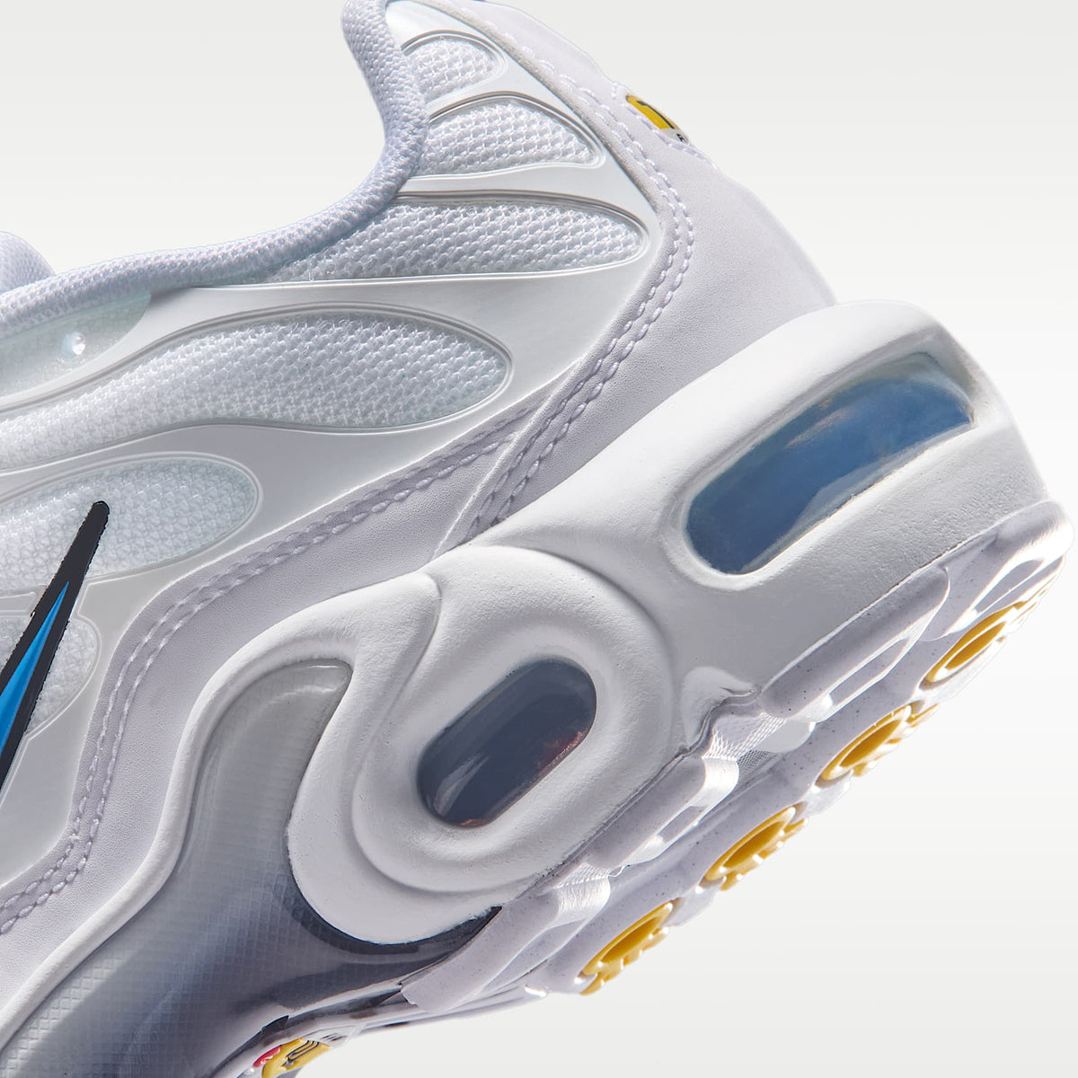 Nike Air Max Plus – Blanco/Negro/Azul cristal – vista 8