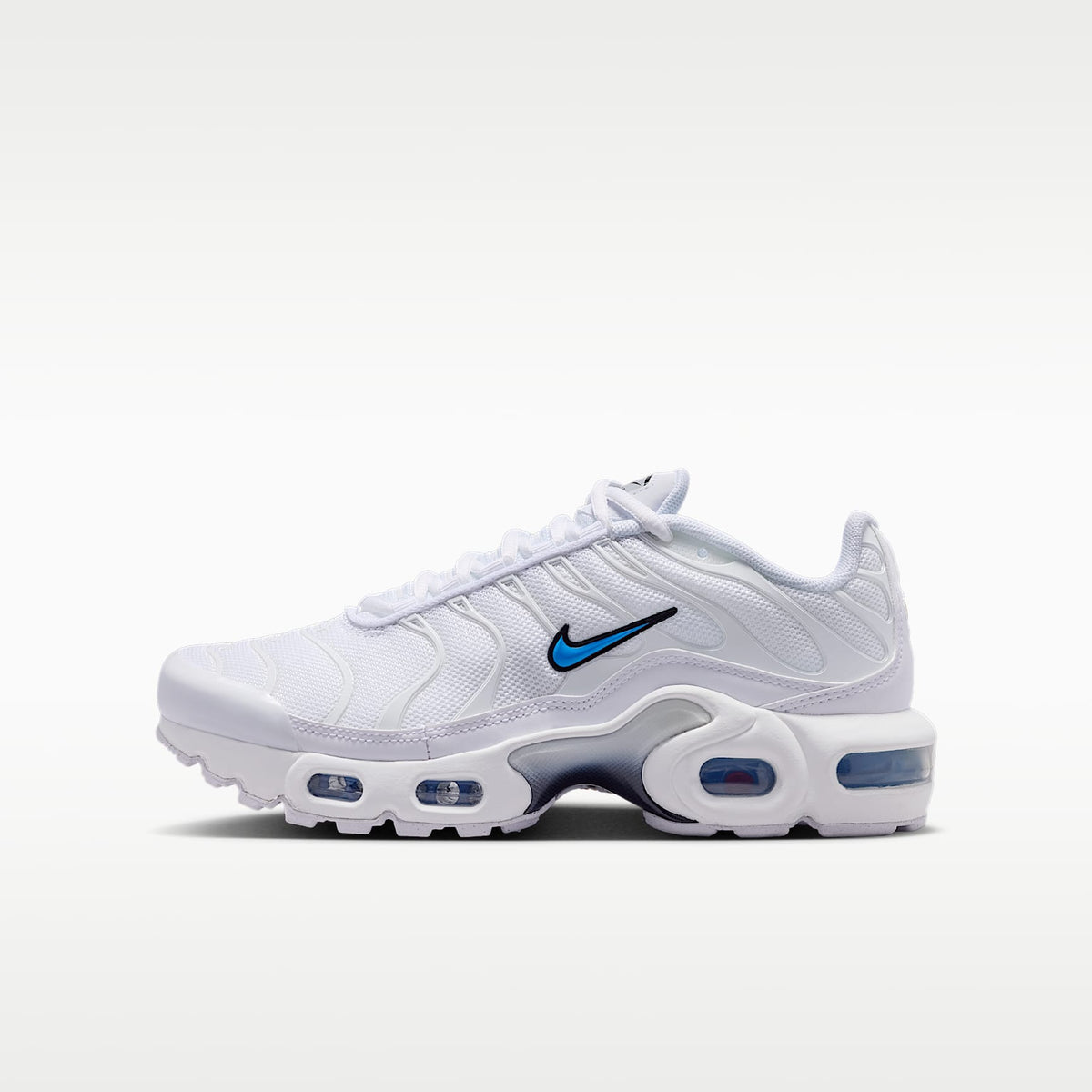 Nike Air Max Plus – Blanco/Negro/Azul cristal – vista 1