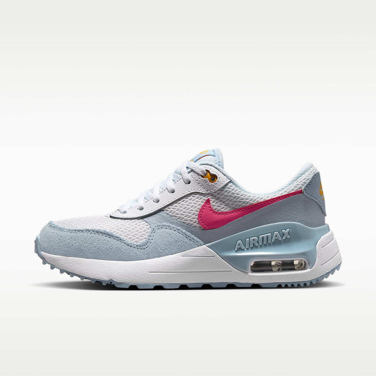 Nike Air Max SYSTM – Blanco/Tinte azul/Azul militar claro/Rosa paleta – vista 1
