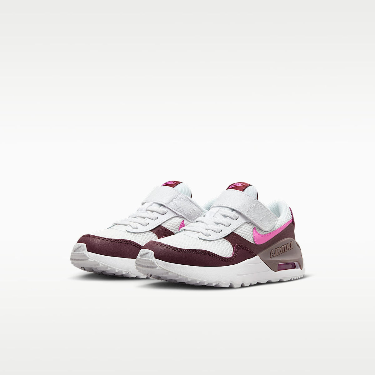 Nike Air Max SYSTM – Blanco/Burdeos enérgico/Violeta mineral/Rosa alegre – vista 5