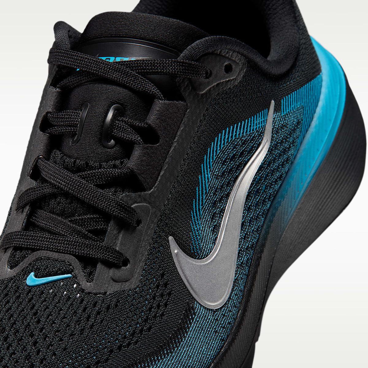 Nike Pegasus 42 – Negro/Azul corriente claro/Antracita/Plata metalizado – vista 7