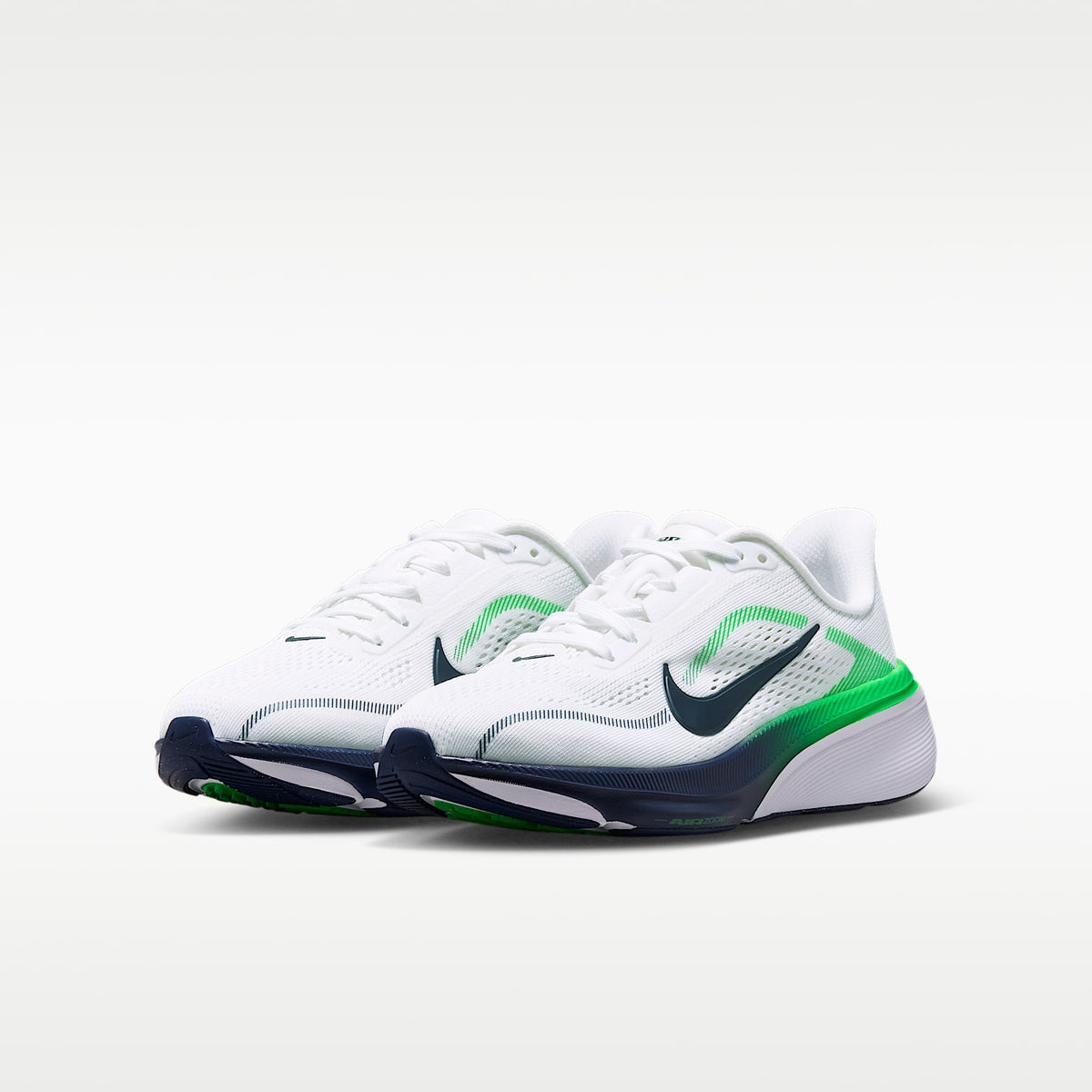 Nike Pegasus 42 – Blanco/Verde chispa/Azul marino medianoche – vista 5