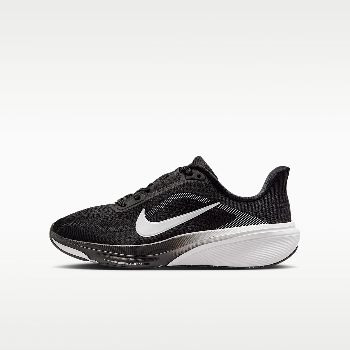 Nike Pegasus 42 – Negro/Polvo fotón/Blanco – vista 1