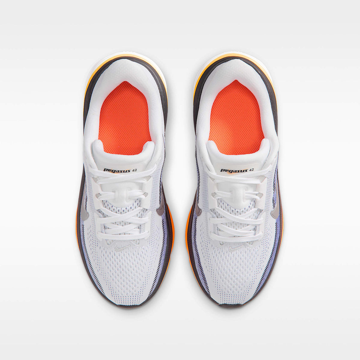 Nike Pegasus 42 – Blanco/Lapislázuli/Naranja total/Plata metalizado – vista 4