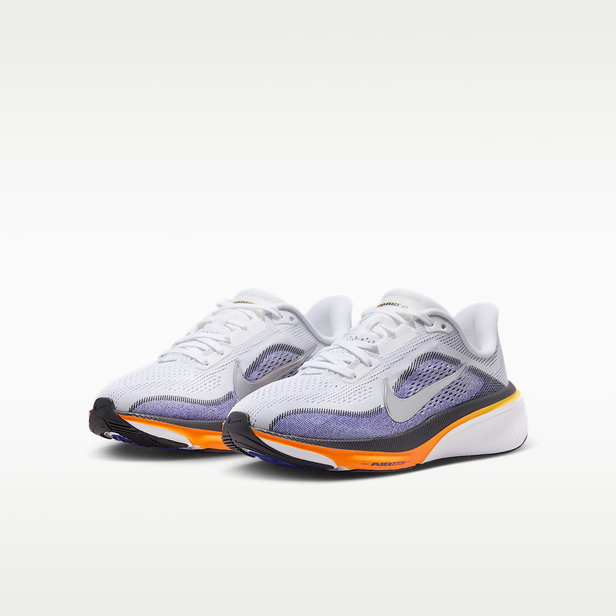 Nike Pegasus 42 – Blanco/Lapislázuli/Naranja total/Plata metalizado – vista 5