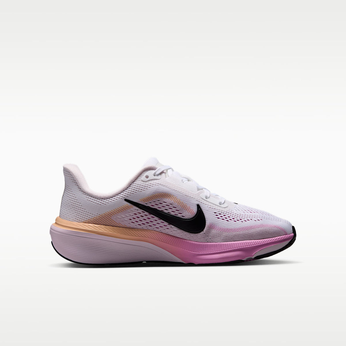 Nike Pegasus 42 – Blanco/Lila desteñido/Puesta de sol neblina/Negro – vista 3