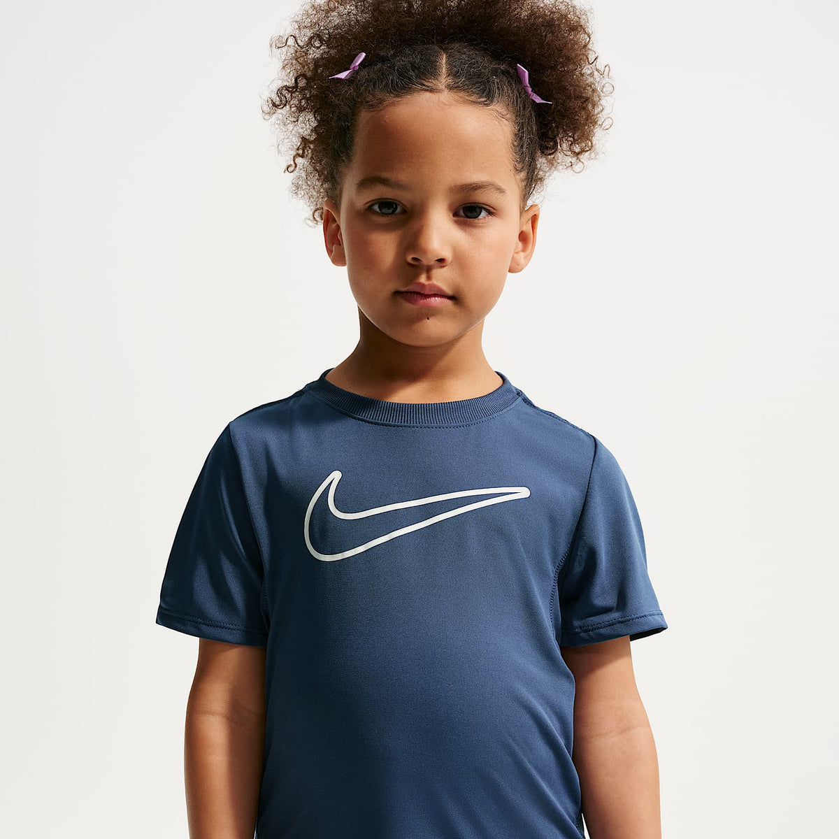 Playera Dri-FIT All Day Play para niños talla pequeña Nike – Azul – vista 1