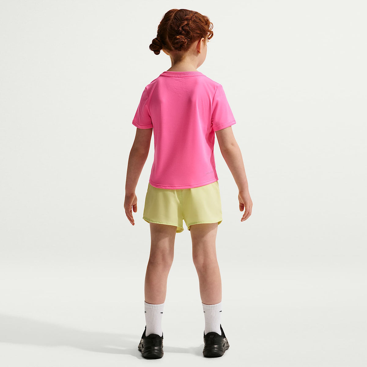 Playera Dri-FIT All Day Play para niños talla pequeña Nike – Rosa resplandor – vista 5