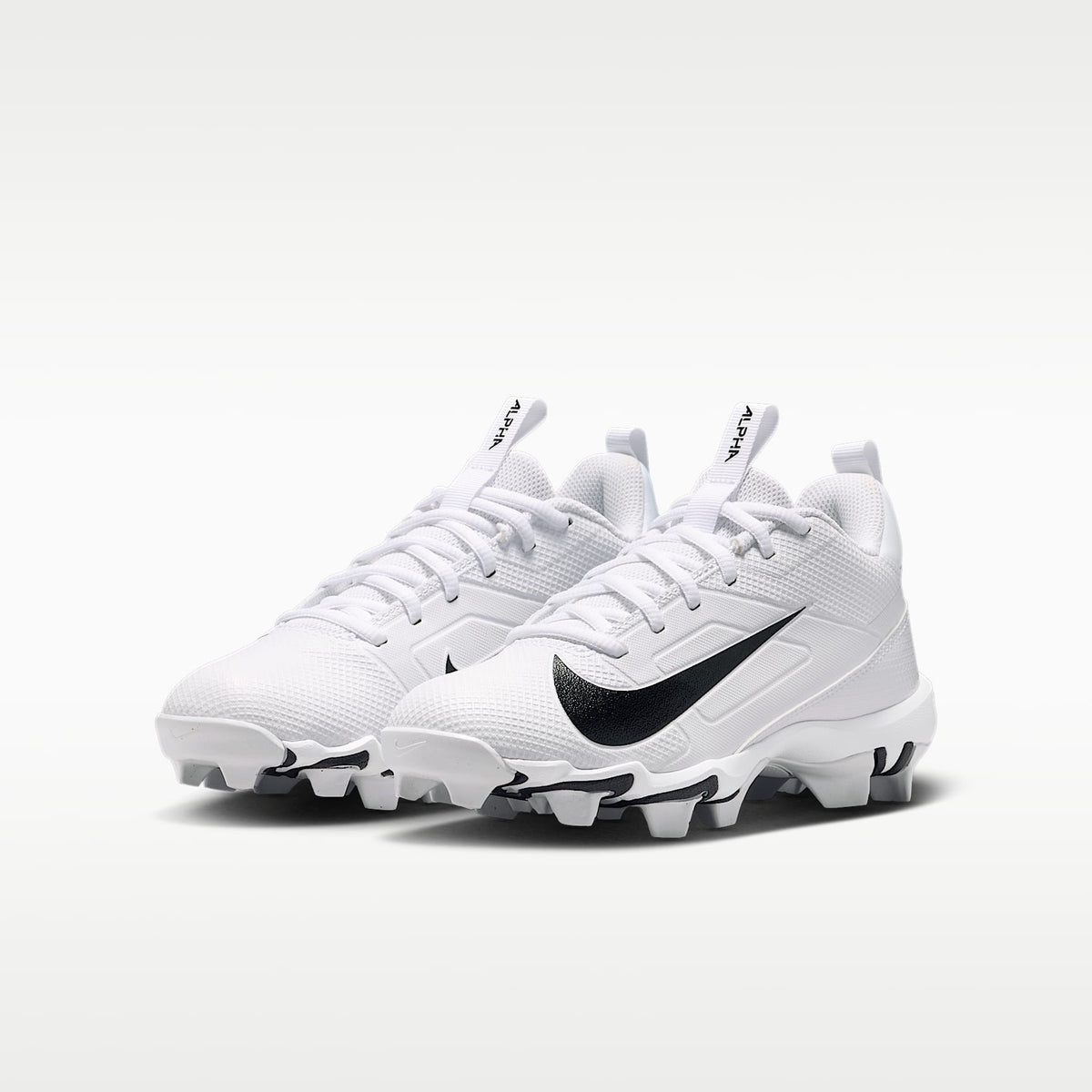 Nike Alpha Menace 4 Shark – Blanco/Blanco/Negro – vista 5