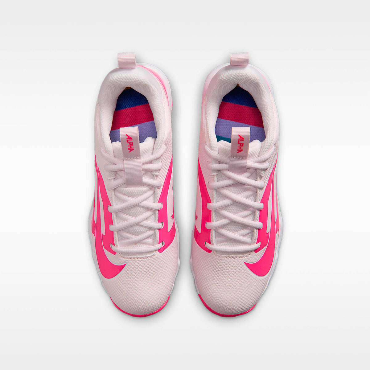 Nike Alpha Menace 4 Shark – Rosa perla/Blanco/Hiperrosa – vista 4