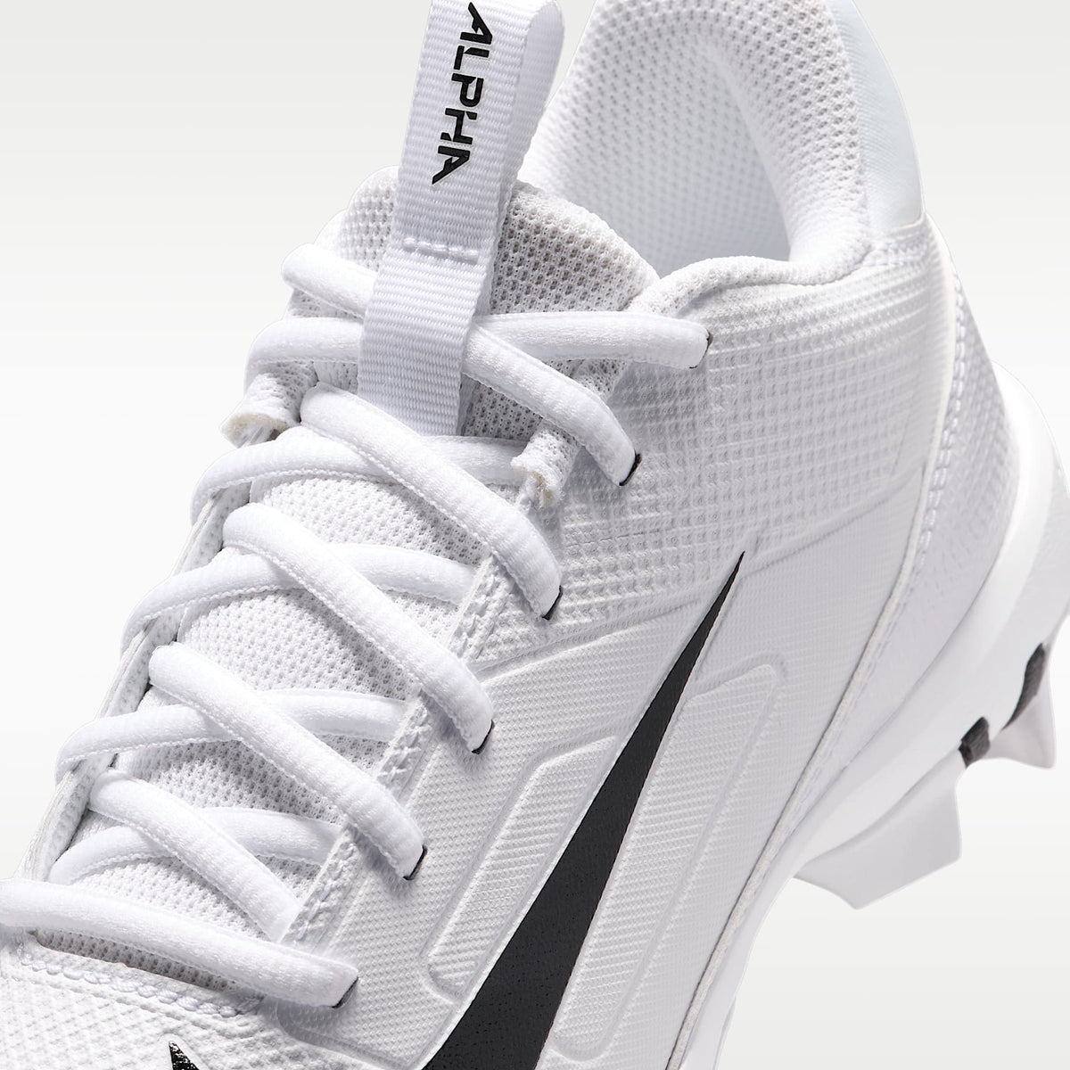 Nike Alpha Menace 4 Shark – Blanco/Blanco/Negro – vista 8