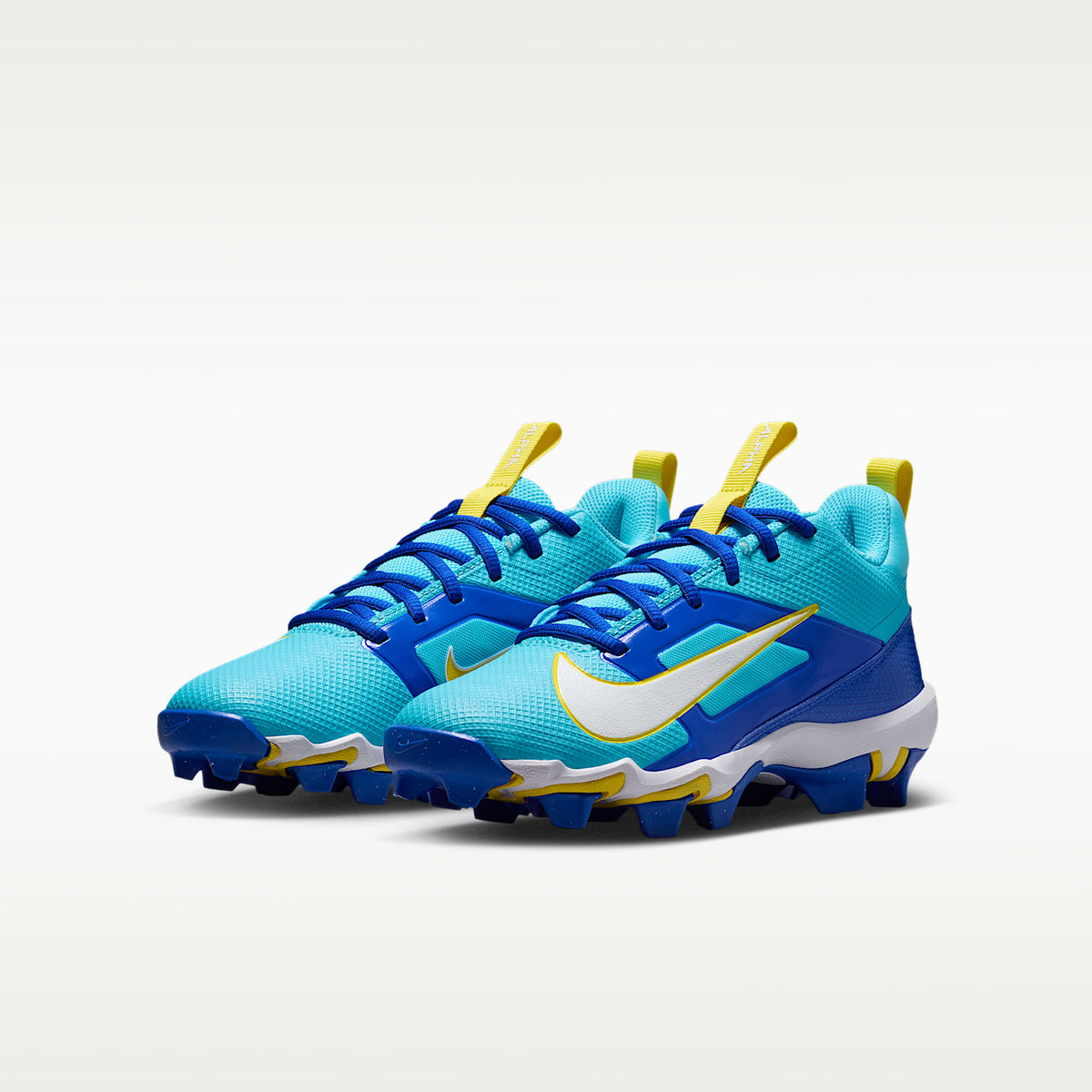 Nike Alpha Menace 4 Shark – Azul báltico/Amarillo strike/Azul carrera/Blanco – vista 5