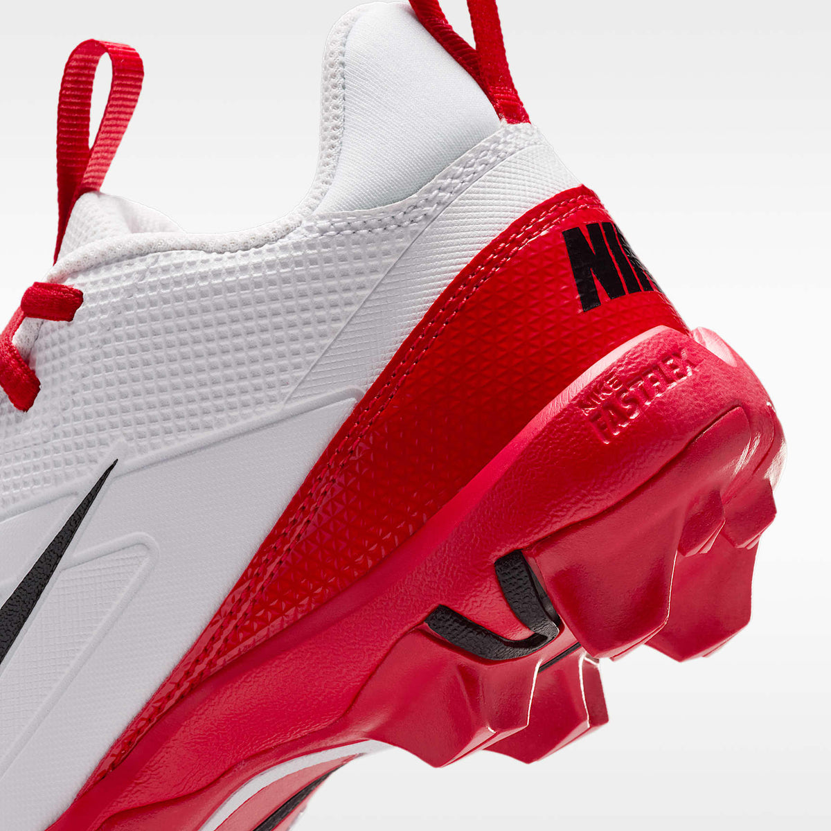 Nike Alpha Menace 4 Shark – Blanco/Rojo universitario/Negro – vista 9