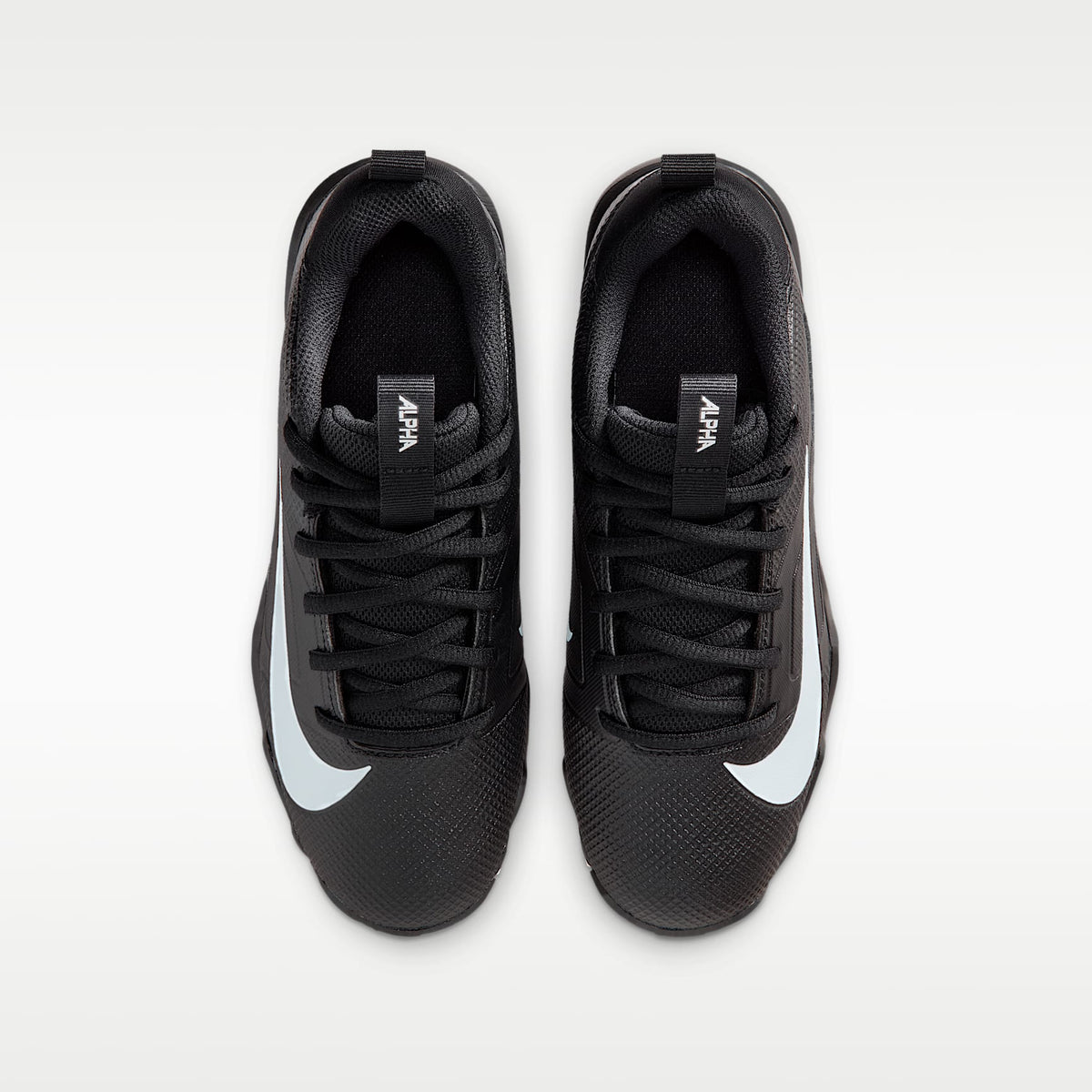 Nike Alpha Menace 4 Shark – Negro/Negro/Blanco – vista 4