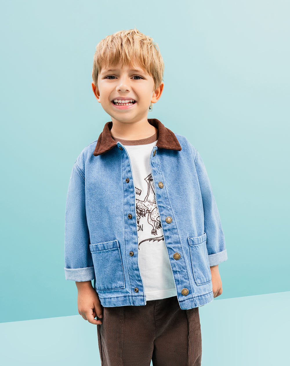 Chaqueta Babyfresh Regular Índigo Medio para Niños