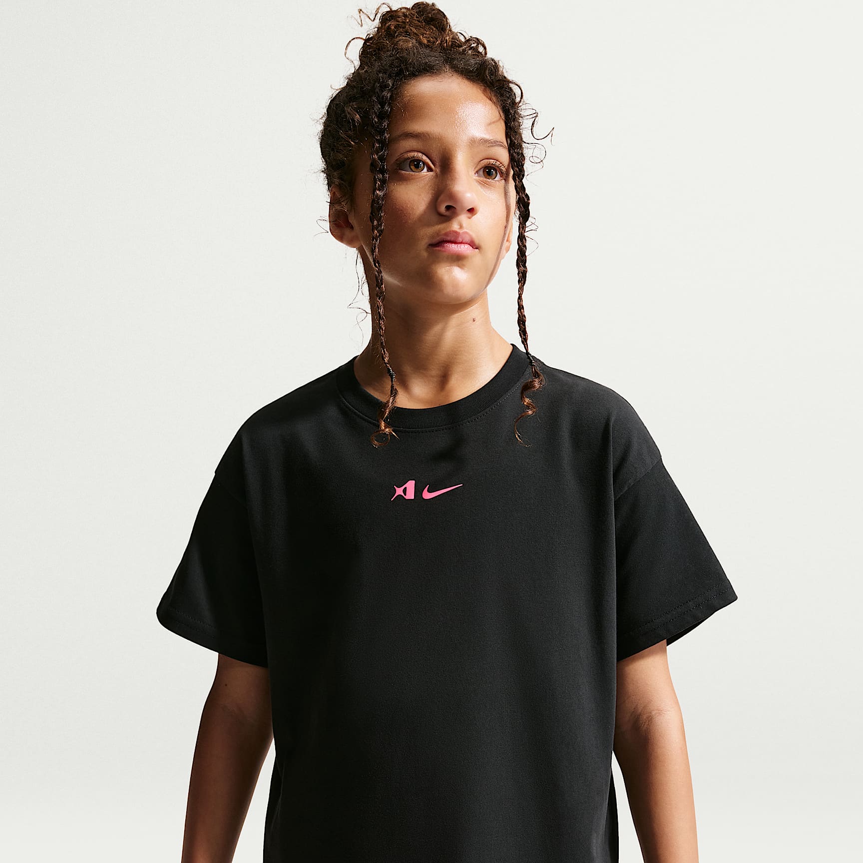 Playera Dri-FIT Max90 para niños A'One – Negro – vista 2
