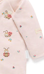 Thick Zip Growsuit Set Sweet Pea Print