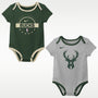 Set 2 Bodies Nike NBA Milwaukee Bucks para Bebé