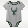 Set 2 Bodies Nike NBA Milwaukee Bucks para Bebé