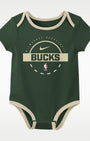 Set 2 Bodies Nike NBA Milwaukee Bucks para Bebé