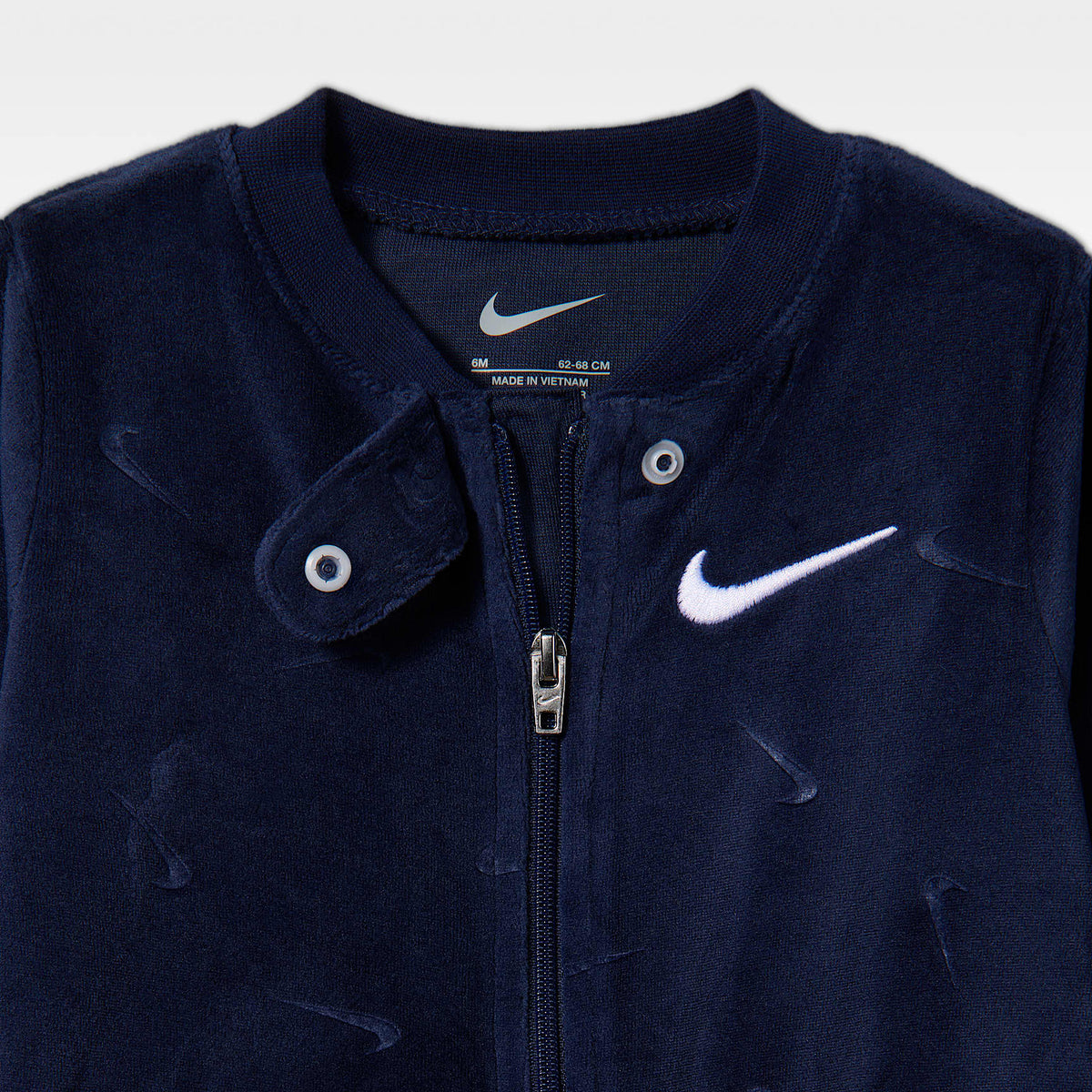 Mono completo para bebé (0-9 meses) Nike Baby Essentials – Azul marino medianoche – vista 3