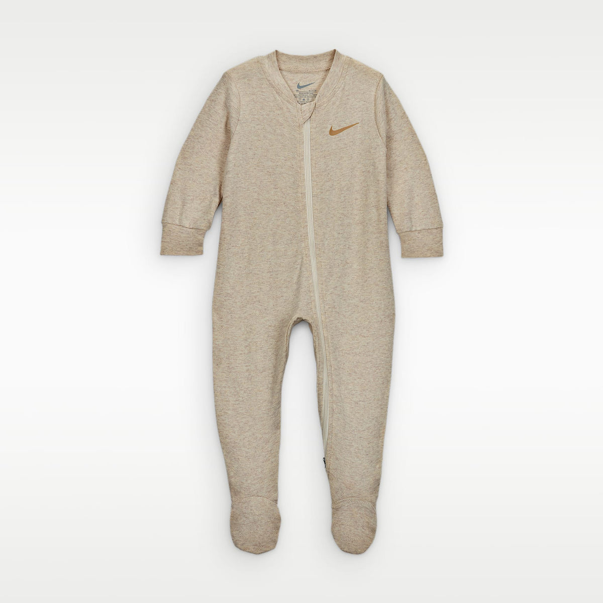 Mono de punto pointelle para bebé Nike Baby Essentials – Marfil pálido – vista 1