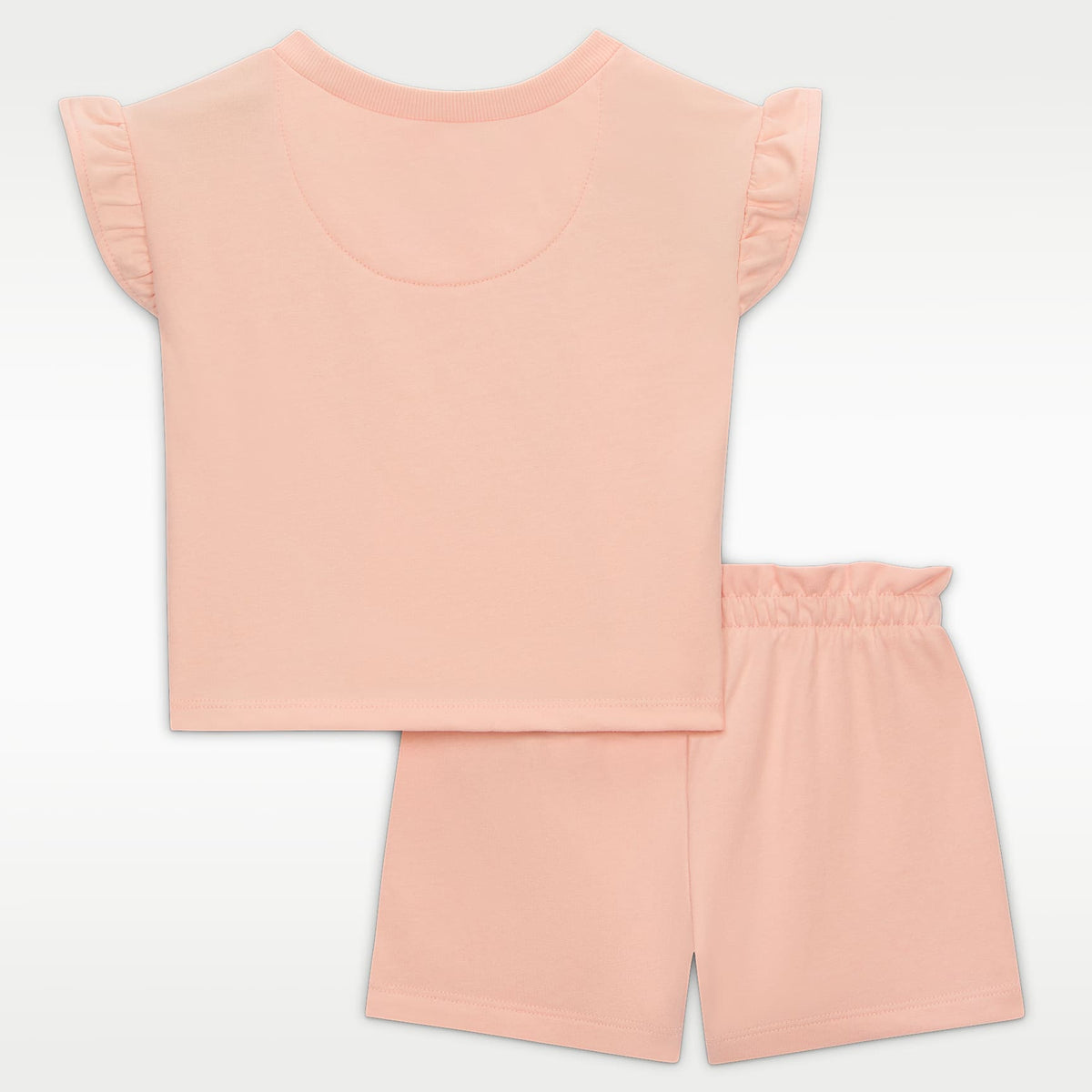 Conjunto de 2 piezas de French Terry para bebé Nike – Naranja ártico – vista 2