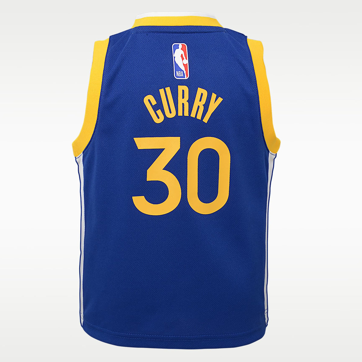 Mono Nike de la NBA para bebé de Stephen Curry Icon Edition de los Golden State Warriors – Royal – vista 2
