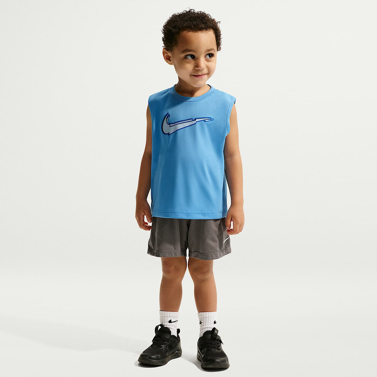 Camiseta sin mangas Dri-FIT infantil Nike Bold Move – Azul universitario – vista 4