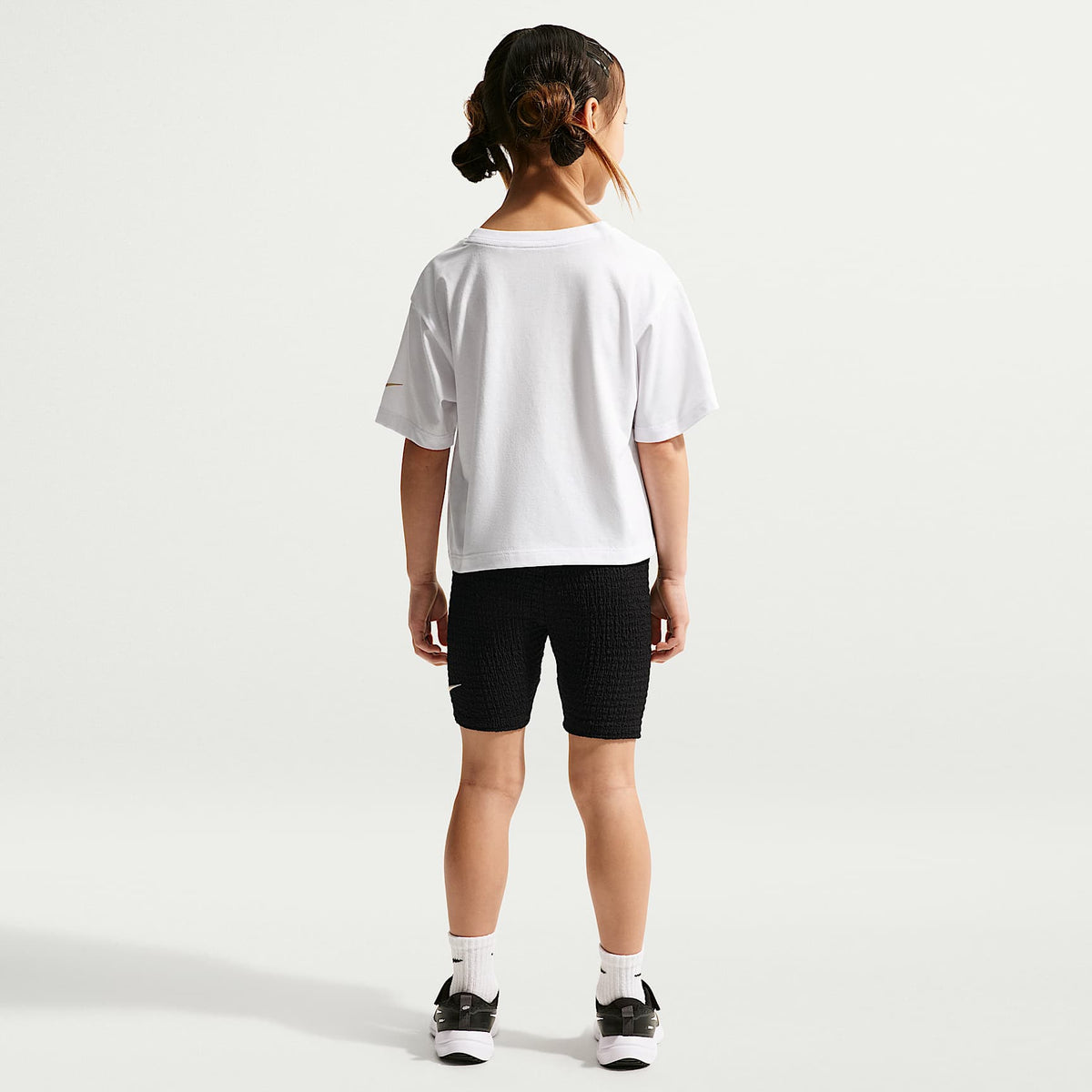 Conjunto de 2 piezas de shorts de ciclismo para niños talla pequeña Nike Bold Play – Negro – vista 7