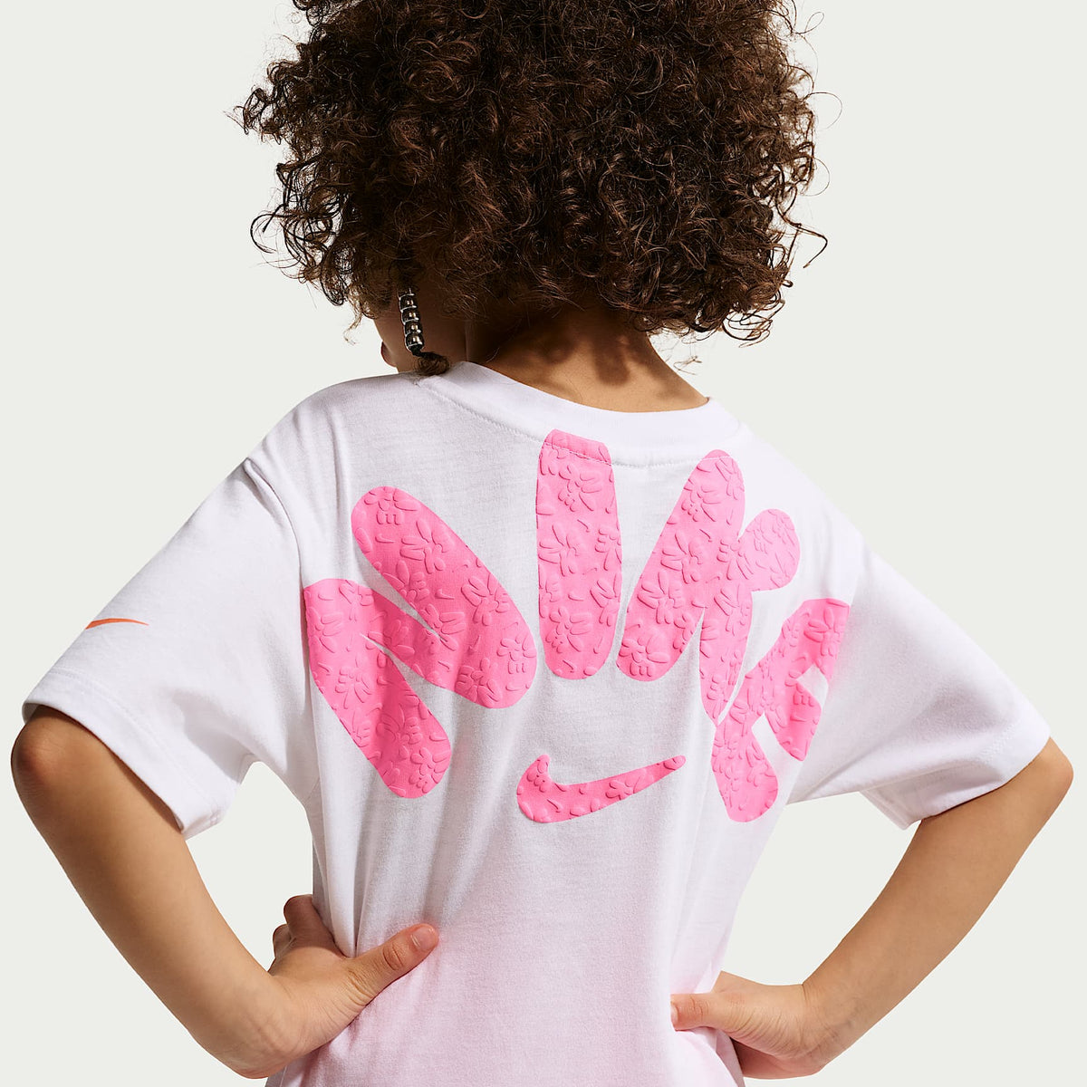 Camiseta para niños talla pequeña Nike Bold Play – Blanco – vista 1