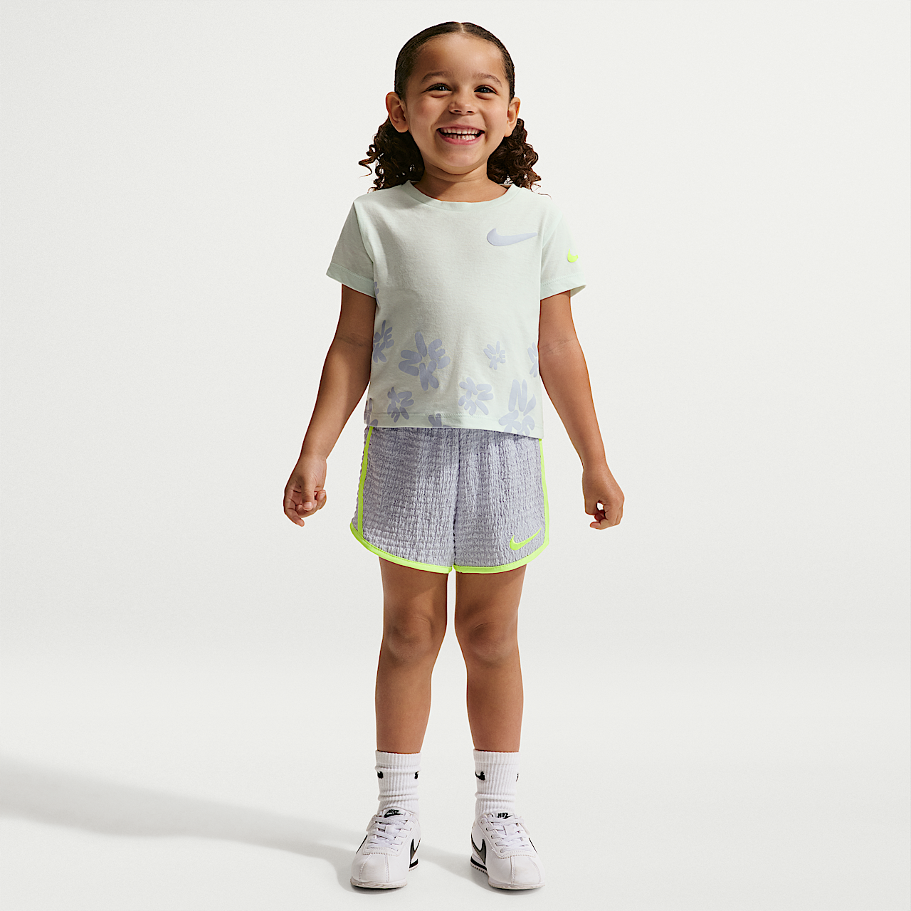 Conjunto de 2 Piezas Nike Dri-FIT Tempo para Niña Pequeña