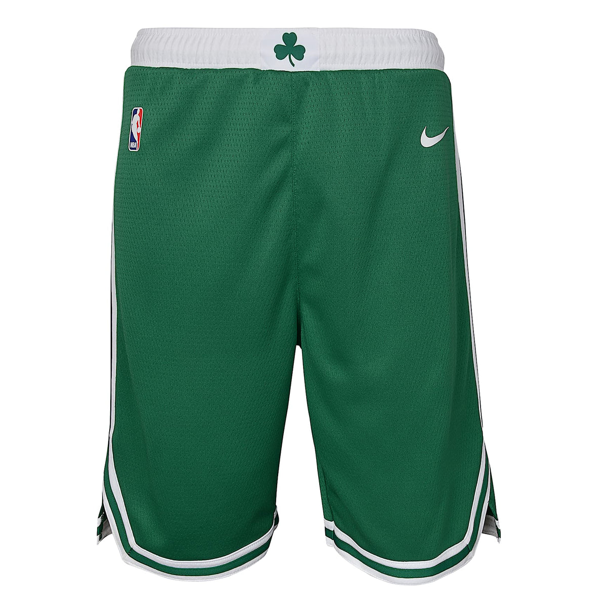 Shorts Nike Dri-FIT Swingman de la NBA para niños talla grande Boston Celtics Icon Edition – Trébol – vista 1