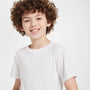 Camisetas interiores de cuello redondo para niños talla grande (paquete de 2) Nike – Blanco – vista 4