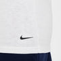 Camisetas interiores de cuello redondo para niños talla grande (paquete de 2) Nike – Blanco – vista 5