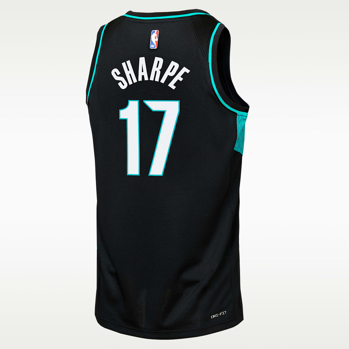 Jersey Nike de la NBA Swingman para niños talla grande Shaedon Sharpe Portland Trail Blazers City Edition – Negro – vista 2