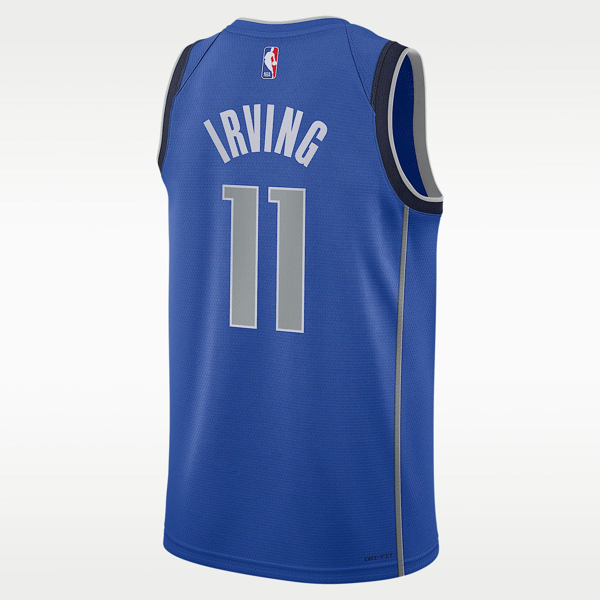 Camiseta de baloncesto Replica Nike Dri-FIT de Kyrie Irving de los Dallas Mavericks para niños talla grande – Royal juego – vista 2