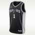 Jersey Nike Swingman de la NBA para niños talla grande Victor Wembanyama San Antonio Spurs 2023/24 Icon Edition – Negro – vista 1