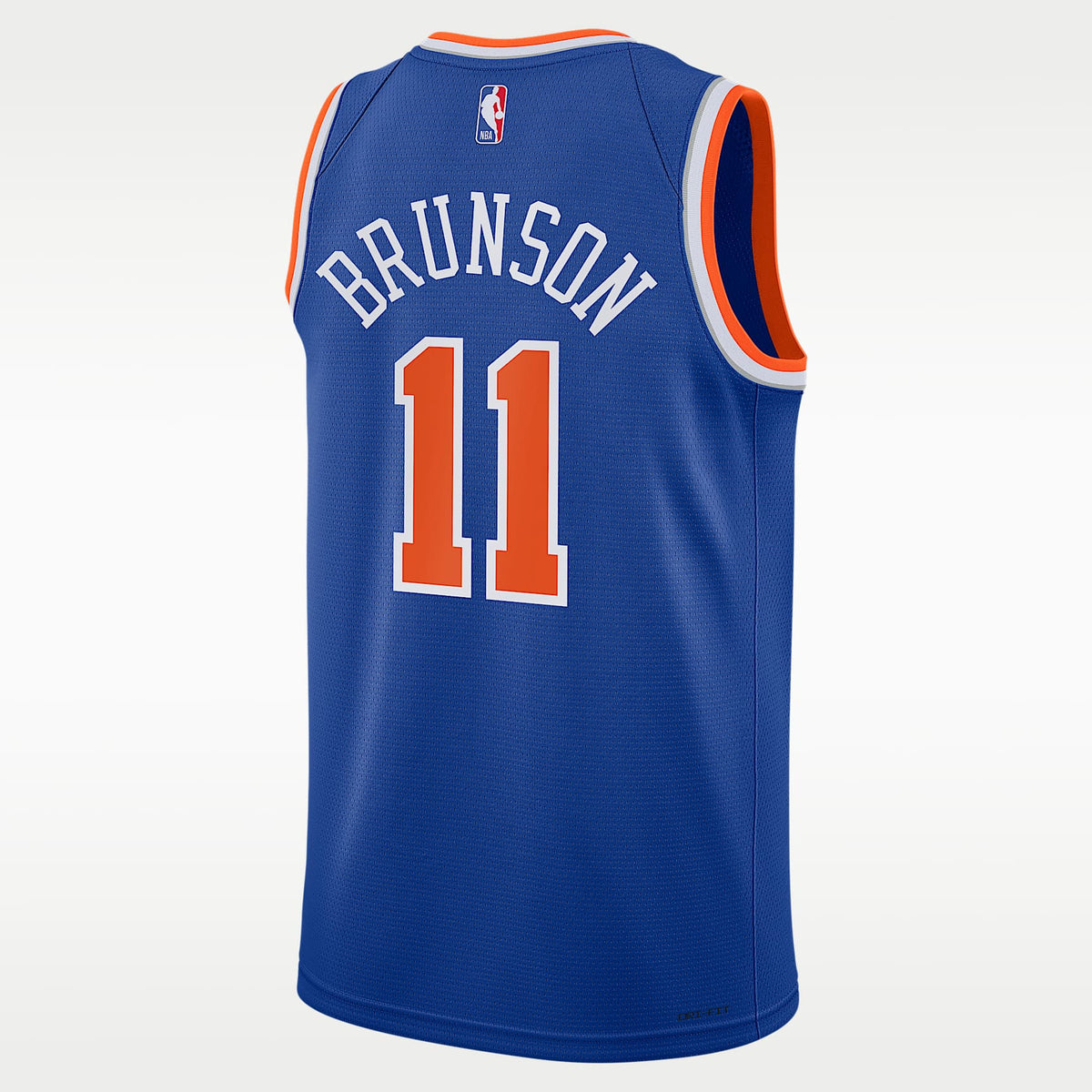 Jersey Nike de la NBA Swingman para niños talla grande Jalen Brunson New York Knicks 2024/25 Icon Edition – Azul enérgico – vista 2